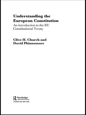 cover image of Understanding the European Constitution